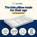 Sonnelo kids pillow: 3 heights for ages 1 to 14, 60-day guarantee